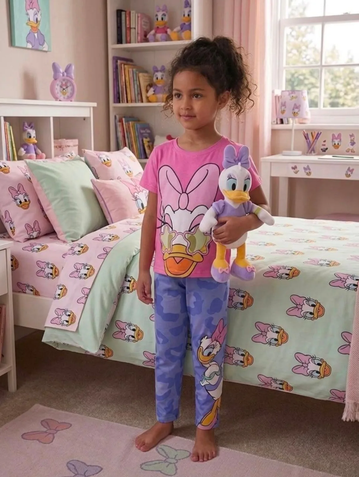 Set infantil de tres piezas para niña, vista frontal